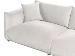 Set da salotto 5 posti LUVOS Velluto Tortora