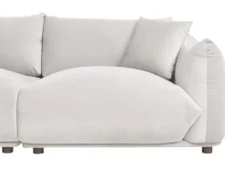 Set da salotto 5 posti LUVOS Velluto Tortora