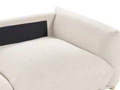 Set da salotto 5 posti LUVOS Tessuto Beige chiaro