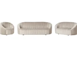 Set da salotto 6 posti MALUNG Velluto Beige