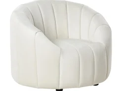 Set da salotto 6 posti MALUNG Velluto Bianco sporco