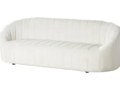 Set da salotto 6 posti MALUNG Velluto Bianco sporco
