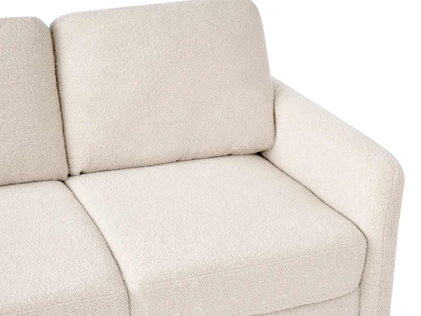 Set da salotto 5 posti MARE Bouclé Beige