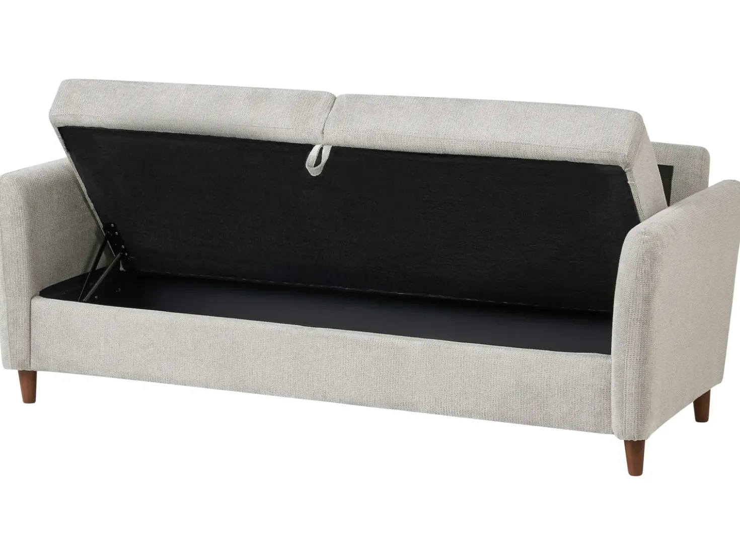 Set da salotto 5 posti MARE Tessuto Grigio