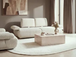 Set da salotto 5 posti NACKA Bouclé Bianco sporco