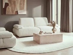Set da salotto 5 posti NACKA Bouclé Bianco sporco