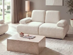Set da salotto 5 posti NACKA Bouclé Bianco sporco