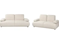 Set da salotto 5 posti NACKA Bouclé Bianco sporco