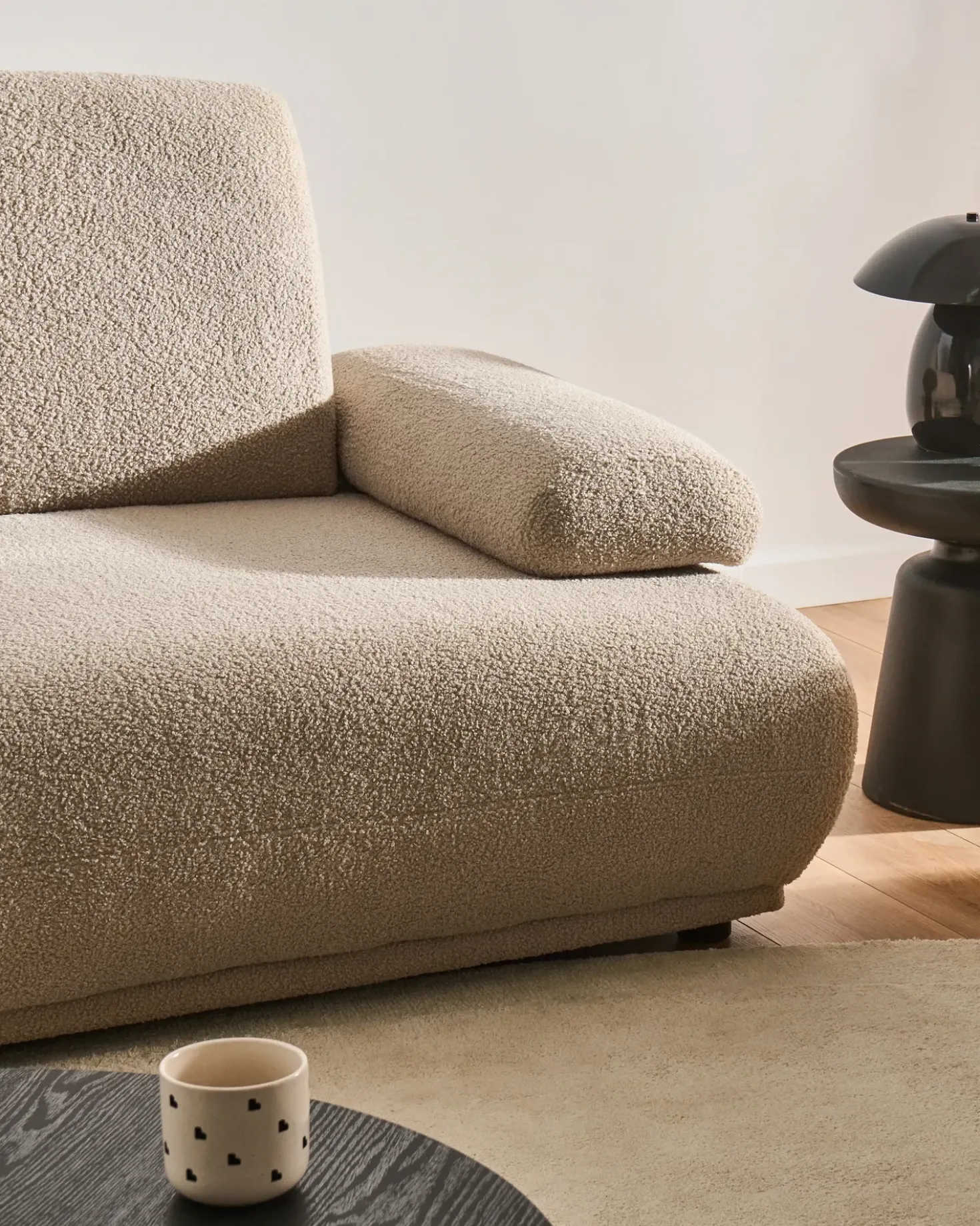 Set da salotto 5 posti NACKA Bouclé Beige