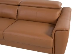 Set da salotto 4 posti NARWIK Pelle naturale Marrone
