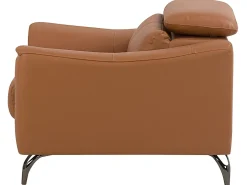 Set da salotto 4 posti NARWIK Pelle naturale Marrone