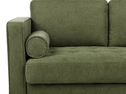 Set da salotto 3 posti NURMO Tessuto Verde scuro