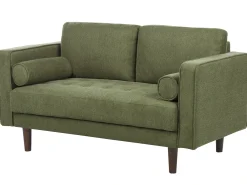 Set da salotto 3 posti NURMO Tessuto Verde scuro