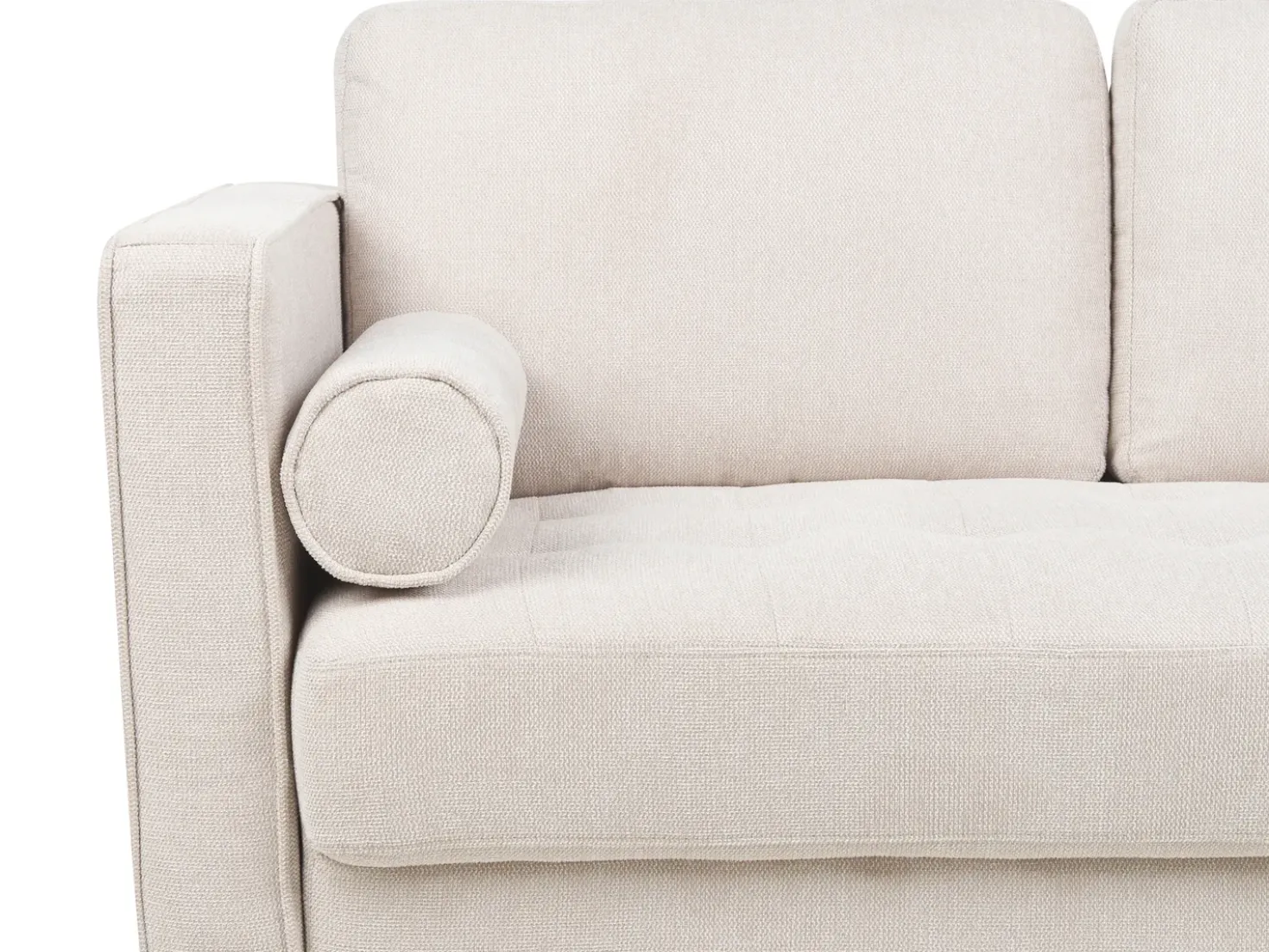 Set da salotto 6 posti NURMO Tessuto Beige chiaro