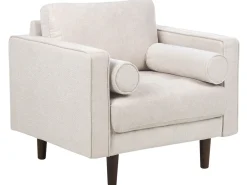 Set da salotto 4 posti NURMO Tessuto Beige chiaro