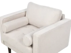 Set da salotto 4 posti NURMO Tessuto Beige chiaro
