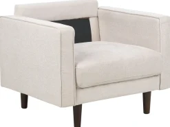 Set da salotto 3 posti NURMO Tessuto Beige chiaro