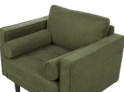 Set da salotto 4 posti NURMO Tessuto Verde scuro
