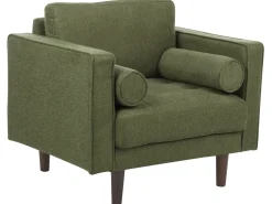 Set da salotto 4 posti NURMO Tessuto Verde scuro
