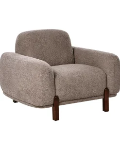 Set da salotto 4 posti ODNES Bouclé Tortora