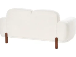 Set da salotto 4 posti ODNES Bouclé Bianco