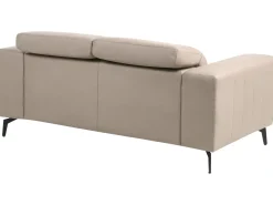 Set da salotto 6 posti OMMEL Tessuto Tortora