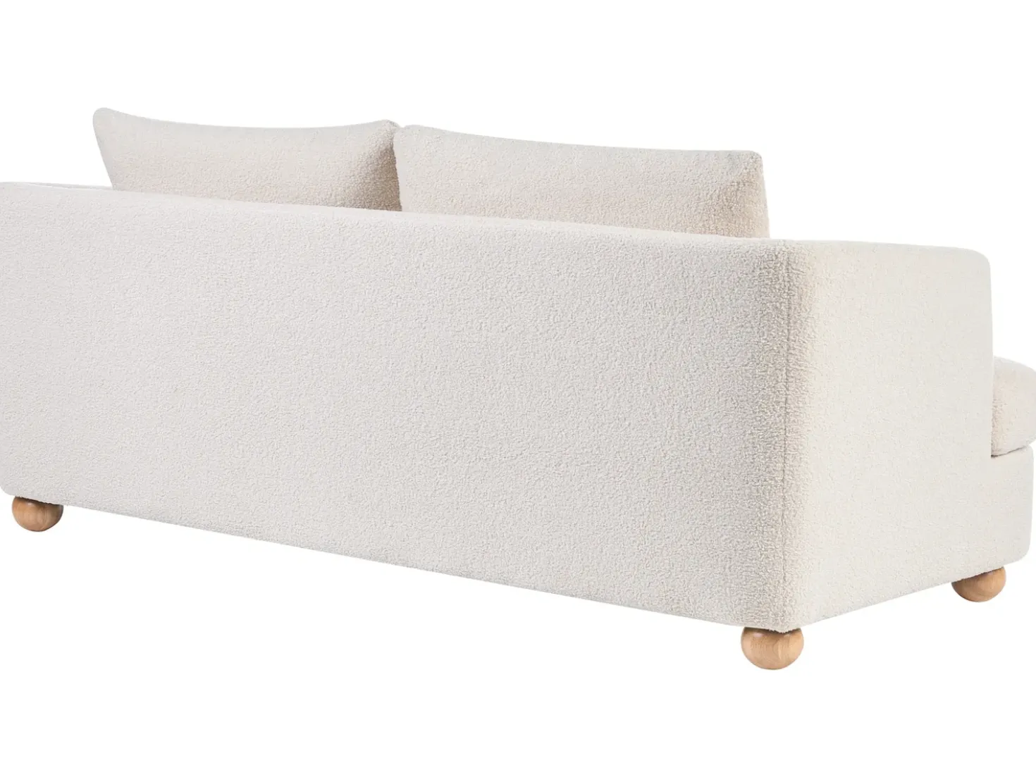 Set da salotto 6 posti RATTVIK Bouclé Bianco sporco