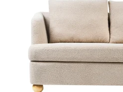 Set da salotto 6 posti RATTVIK Bouclé Beige