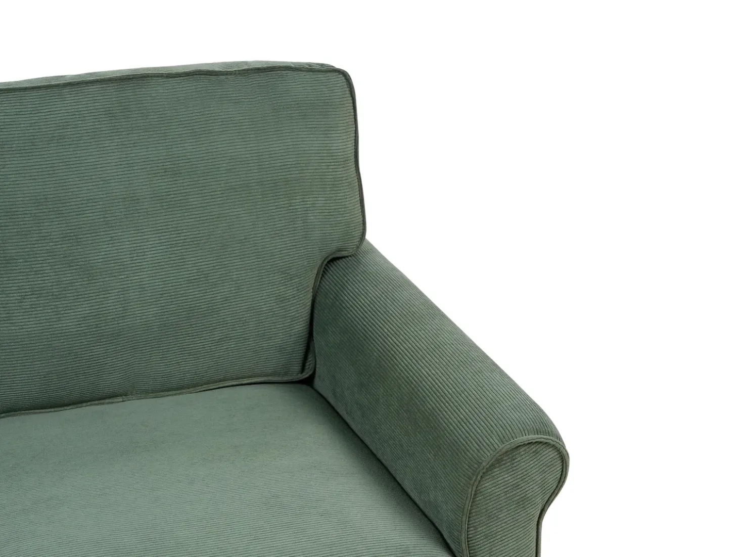 Set da salotto 5 posti RONNEBY Velluto a coste Verde scuro