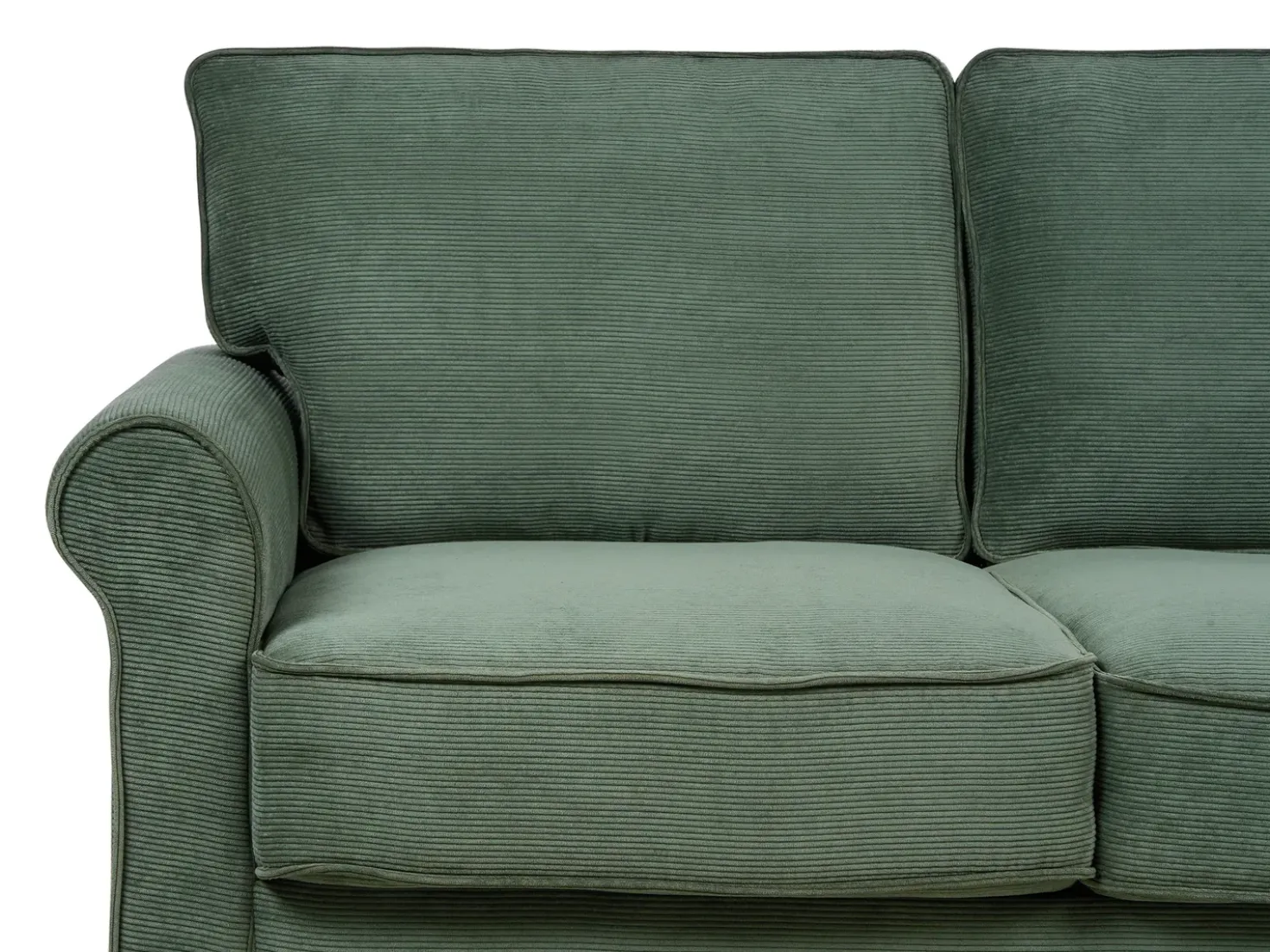 Set da salotto 5 posti RONNEBY Velluto a coste Verde scuro