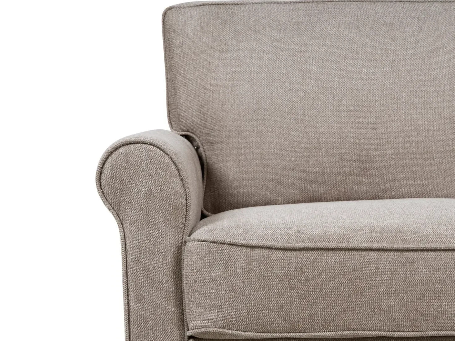 Set da salotto 5 posti RONNEBY Tessuto Marrone chiaro