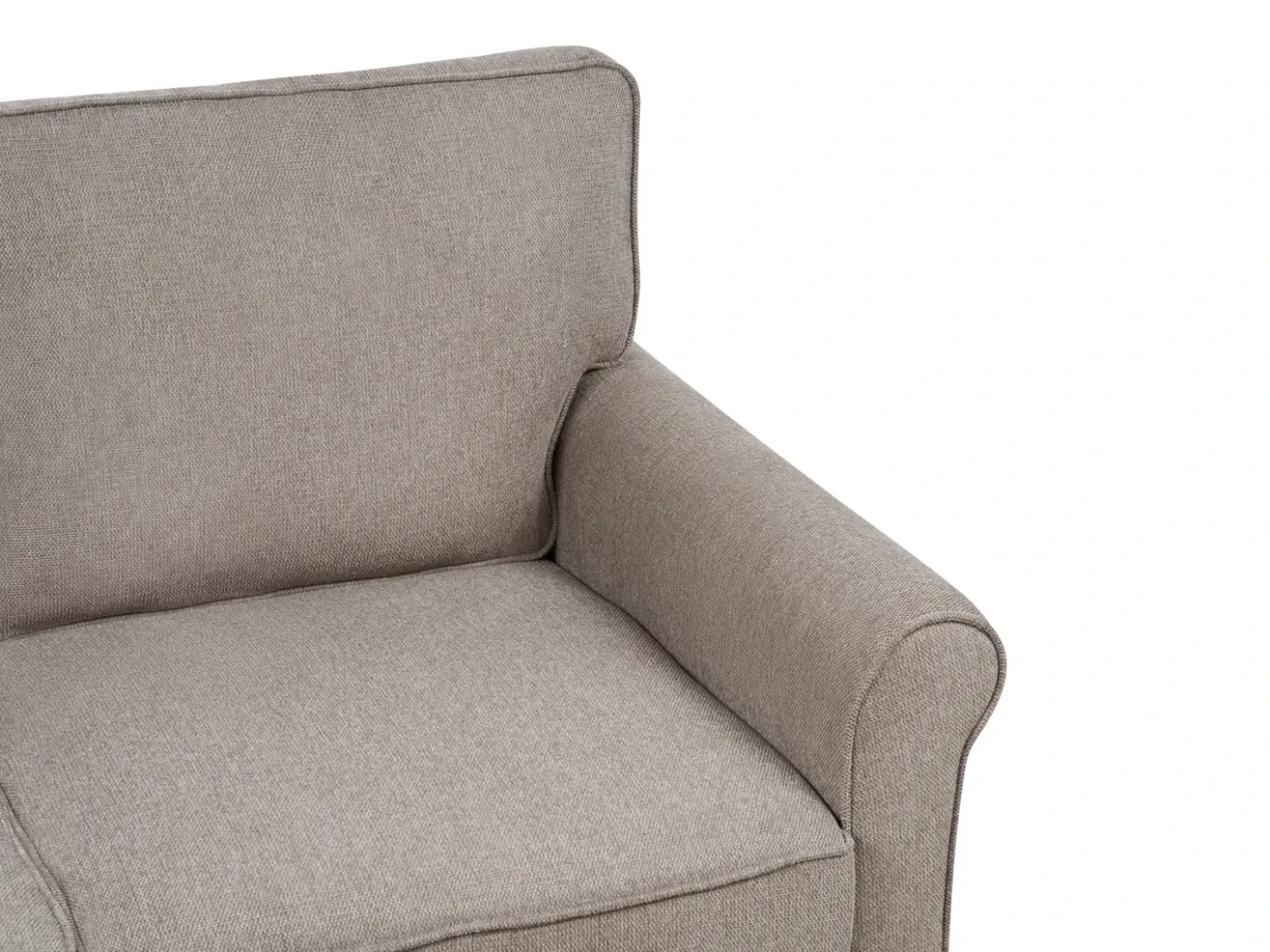 Set da salotto 5 posti RONNEBY Tessuto Marrone chiaro