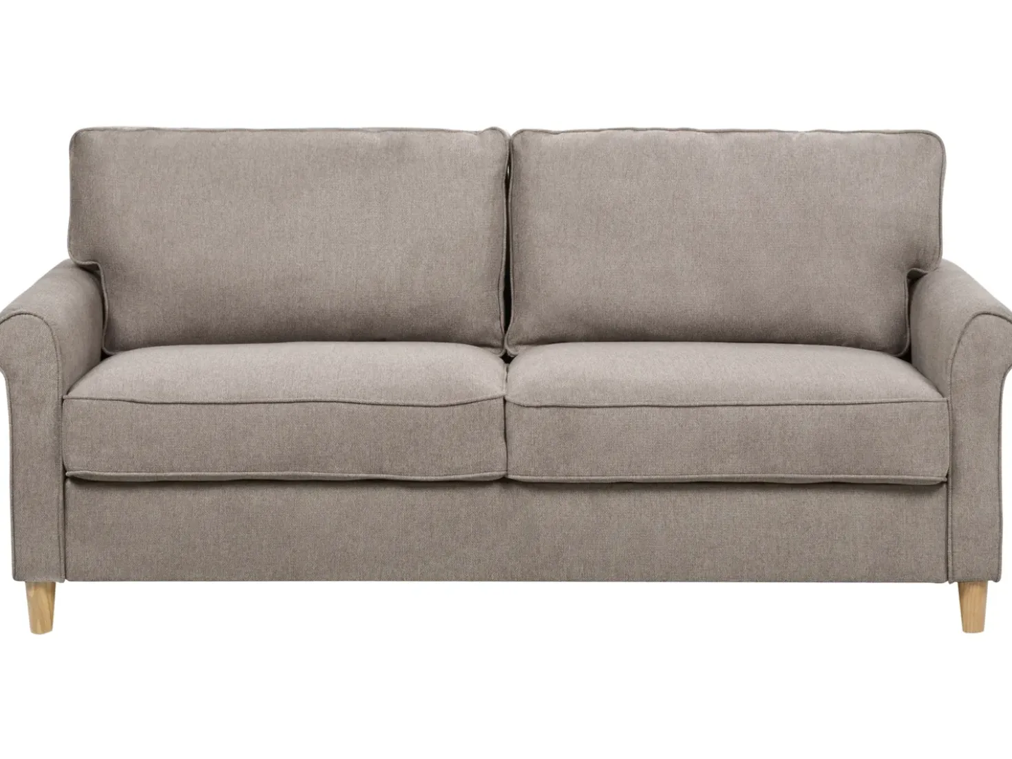 Set da salotto 5 posti RONNEBY Tessuto Marrone chiaro