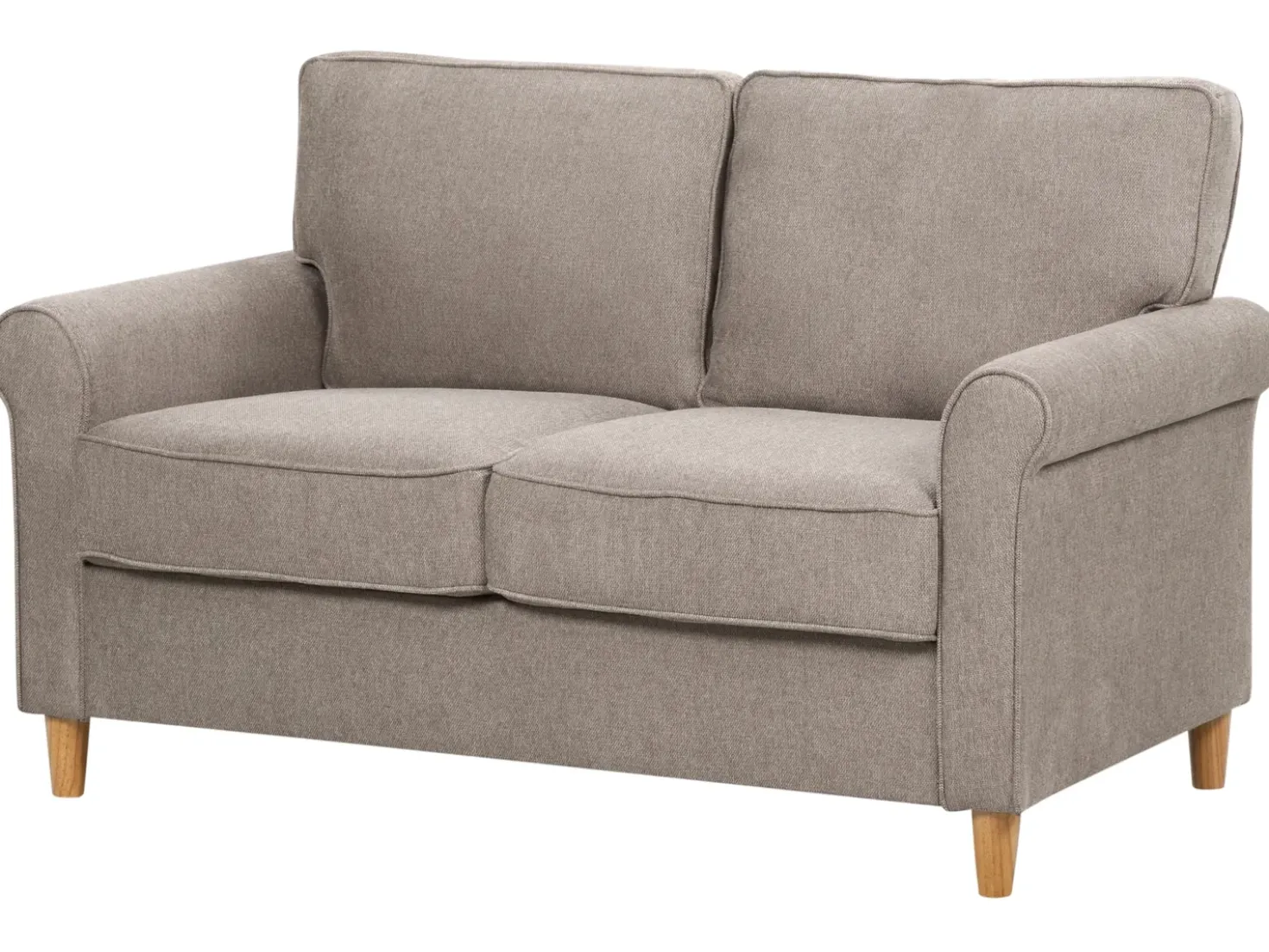 Set da salotto 5 posti RONNEBY Tessuto Marrone chiaro
