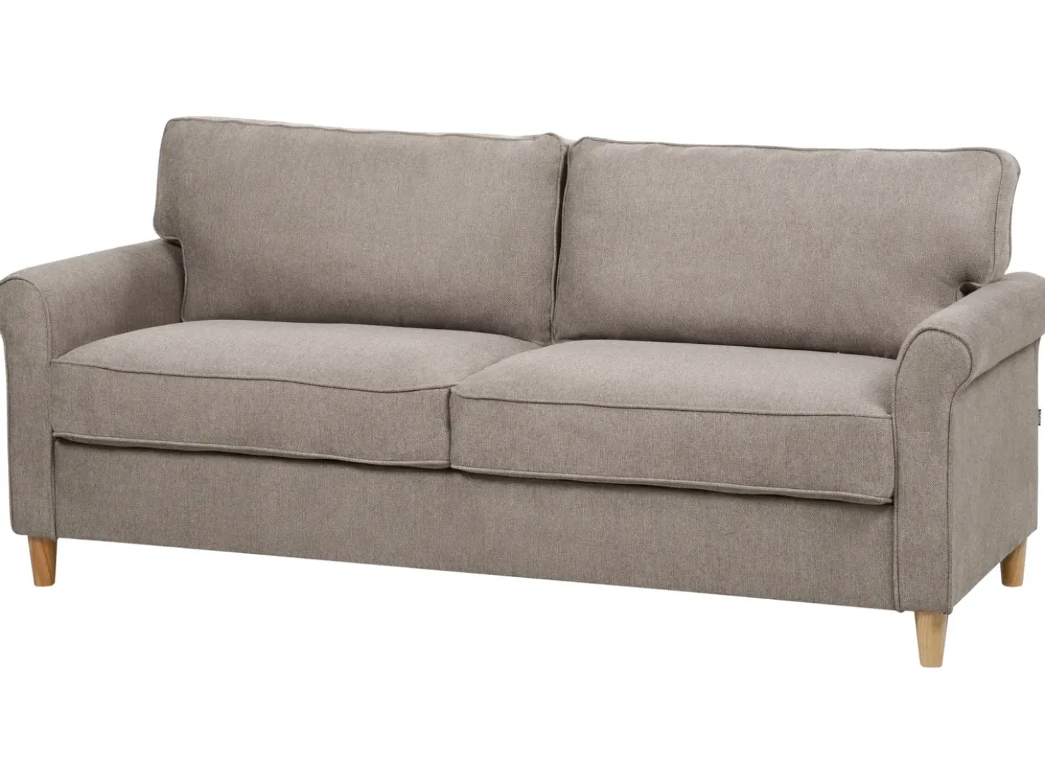Set da salotto 5 posti RONNEBY Tessuto Marrone chiaro