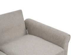 Set da salotto 5 posti RONNEBY Tessuto Marrone chiaro