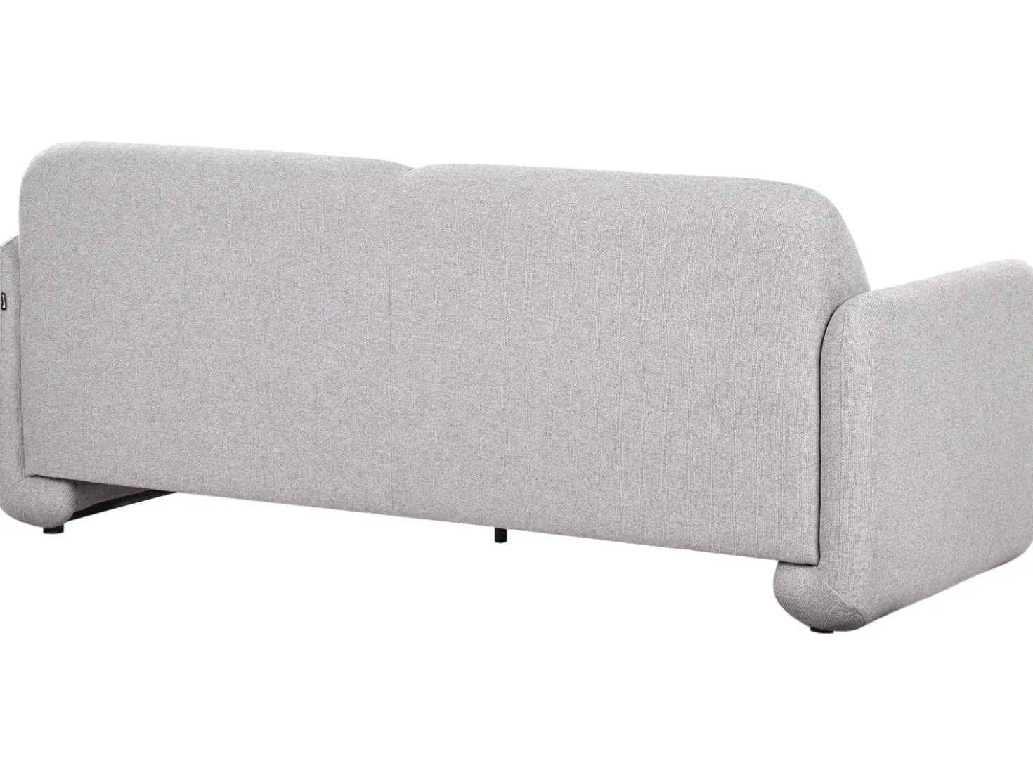 Set da salotto 4 posti SALAND Tessuto Grigio