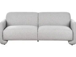 Set da salotto 4 posti SALAND Tessuto Grigio