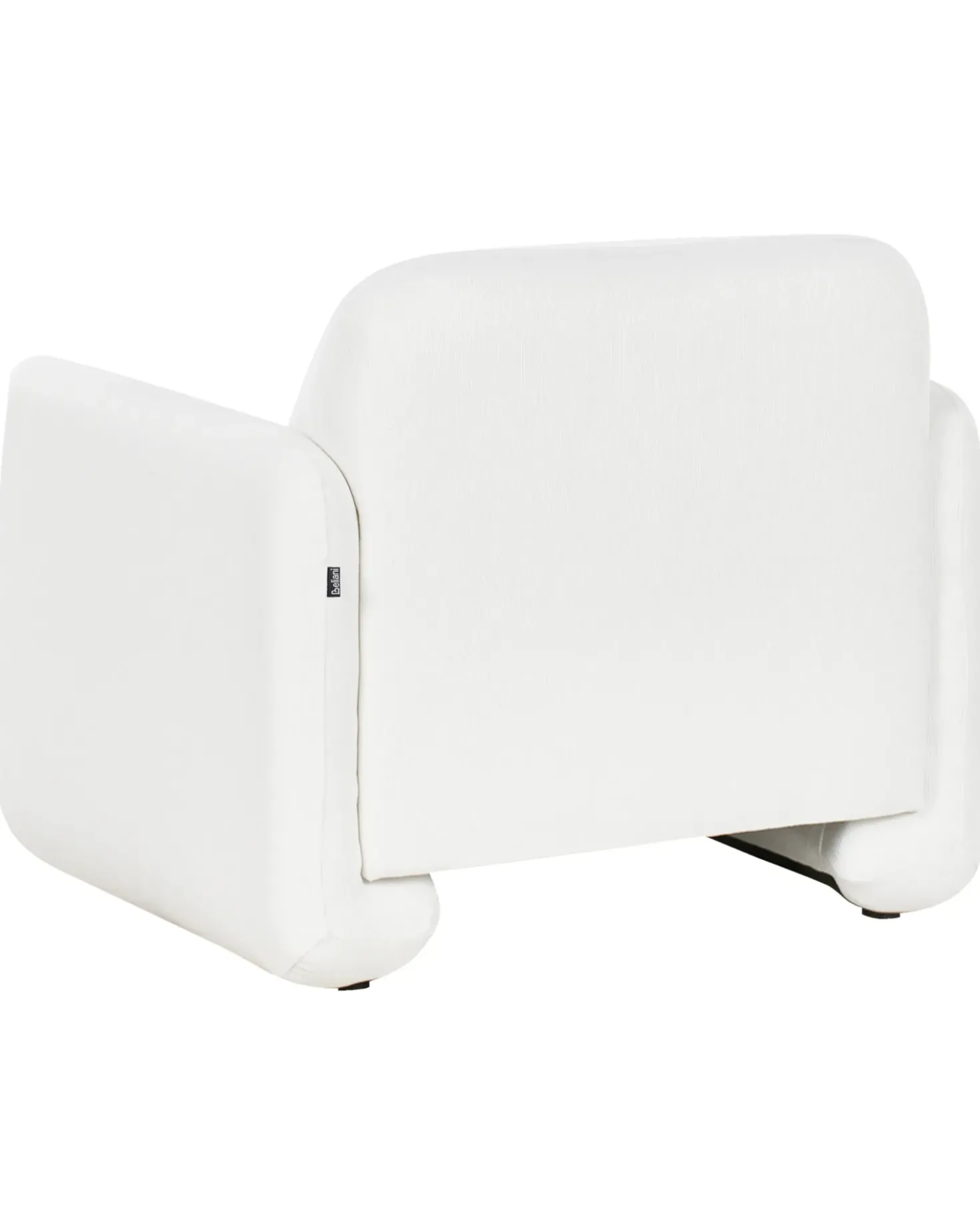 Set da salotto 4 posti SALAND Tessuto Bianco