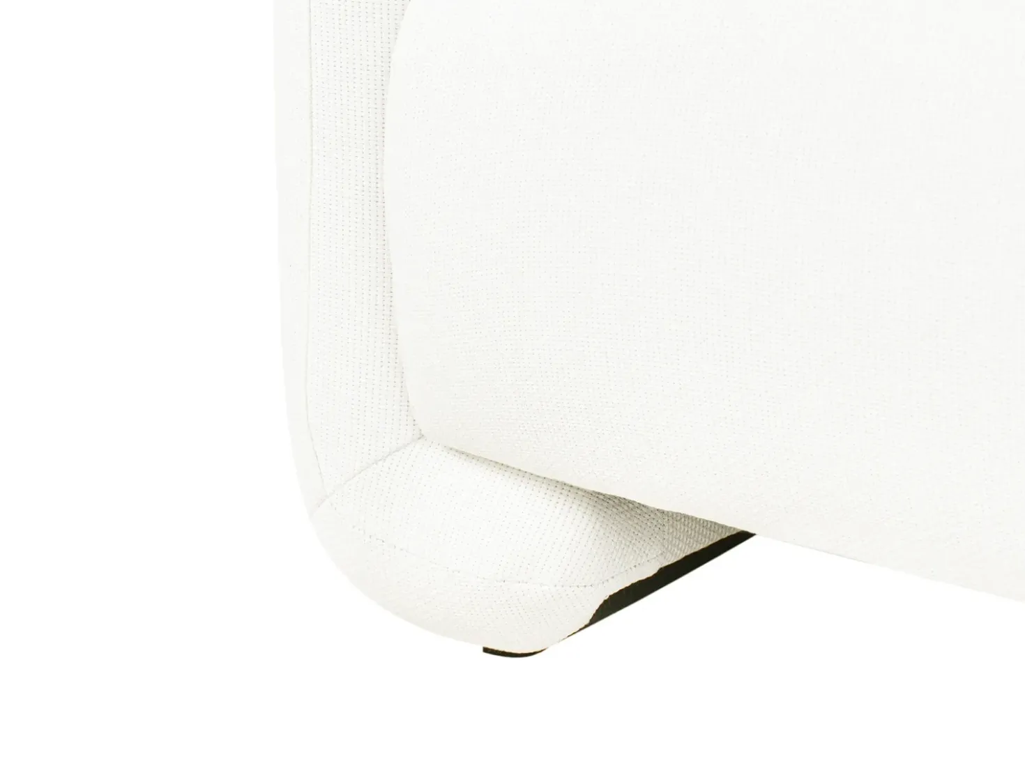 Set da salotto 4 posti SALAND Tessuto Bianco