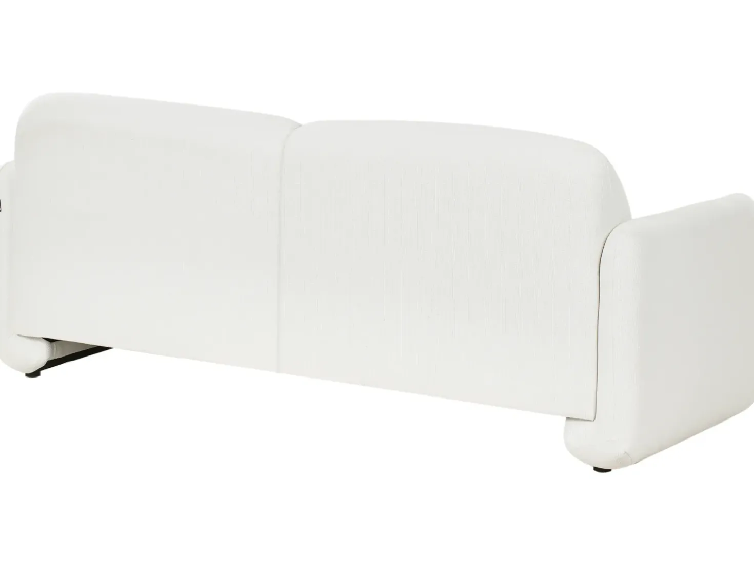 Set da salotto 4 posti SALAND Tessuto Bianco