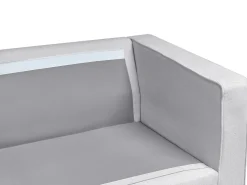 Set da salotto 4 posti SAVALEN Tessuto Grigio chiaro