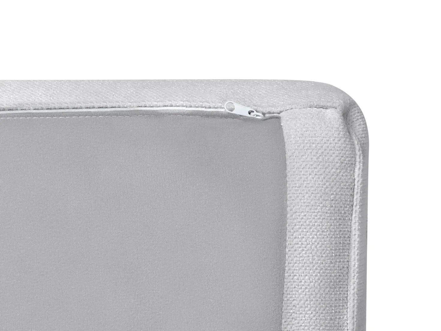 Set da salotto 4 posti SAVALEN Tessuto Grigio chiaro