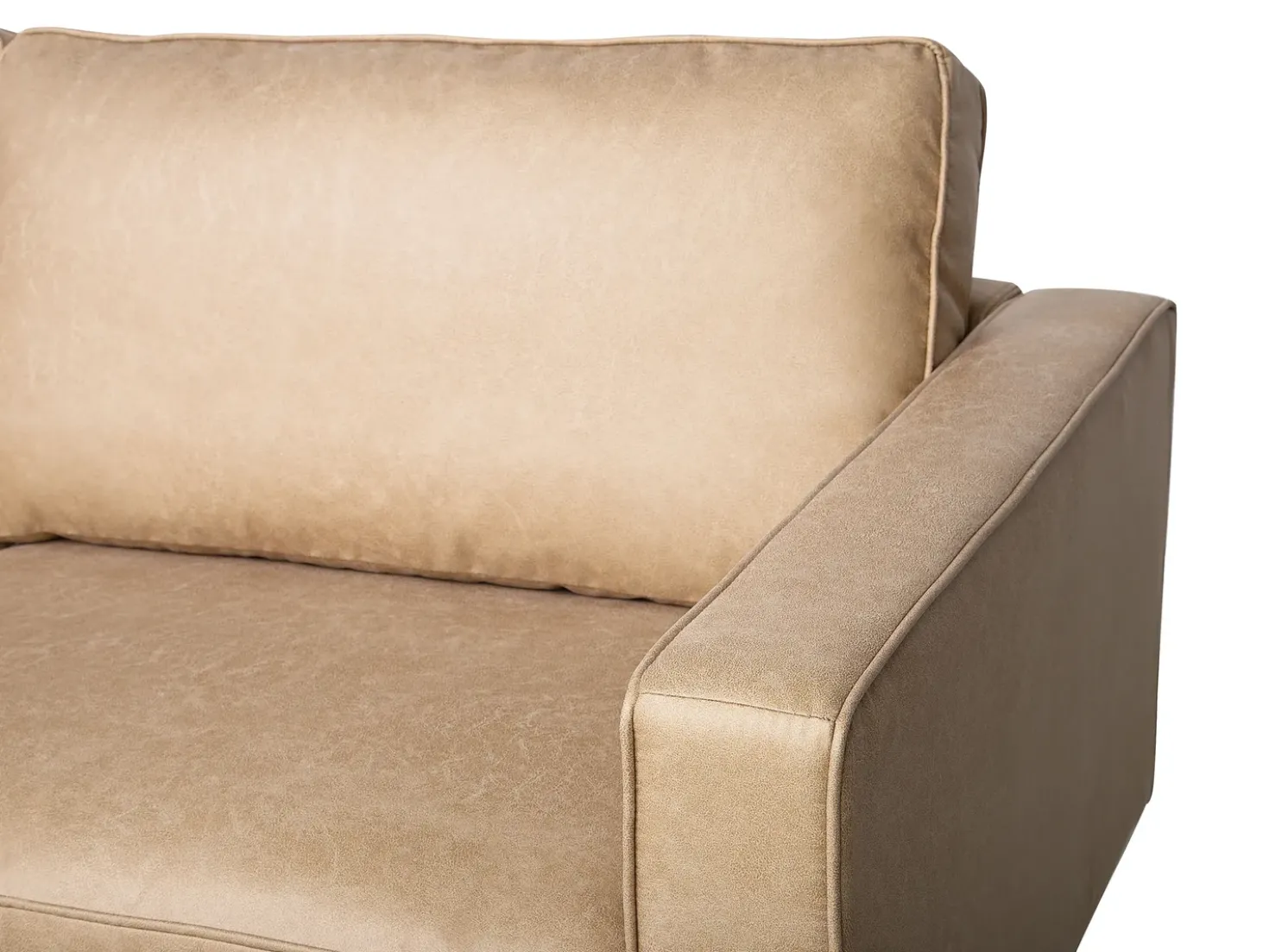 Set da salotto 4 posti SAVALEN Pelle sintetica Beige