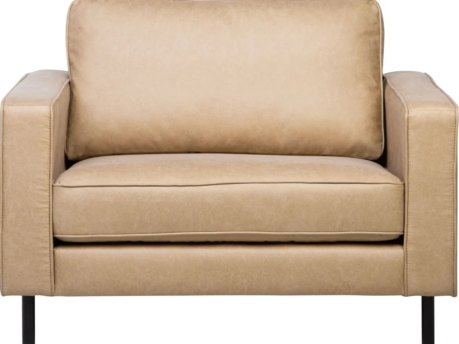 Set da salotto 4 posti SAVALEN Pelle sintetica Beige