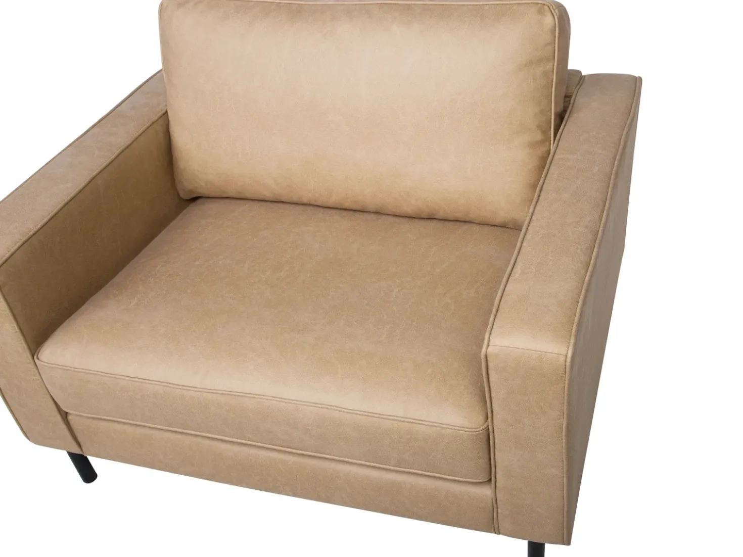 Set da salotto 4 posti SAVALEN Pelle sintetica Beige