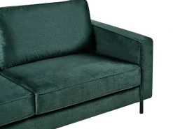 Set da salotto 4 posti SAVALEN Velluto Verde scuro
