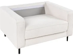 Set da salotto 4 posti SAVALEN Bouclé Bianco