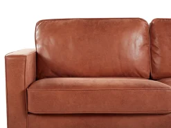Set da salotto 4 posti SAVALEN Pelle sintetica Marrone dorato