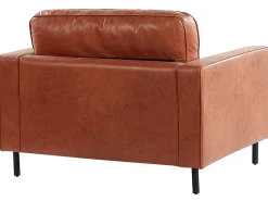 Set da salotto 4 posti SAVALEN Pelle sintetica Marrone dorato